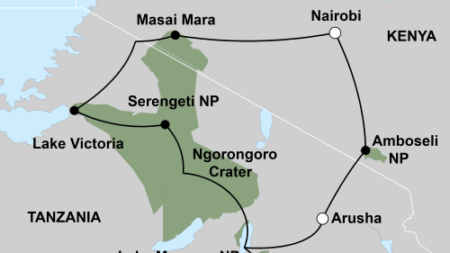 Beleef de migratie van Oost-Afrika (16 dagen) - start Nairobi